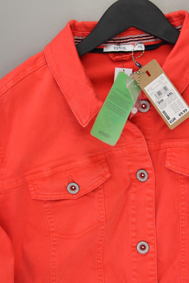Cecil Übergangsjacke Gr. XXL neu mit Etikett Neupreis: 69,99€! rot aus Baumwolle