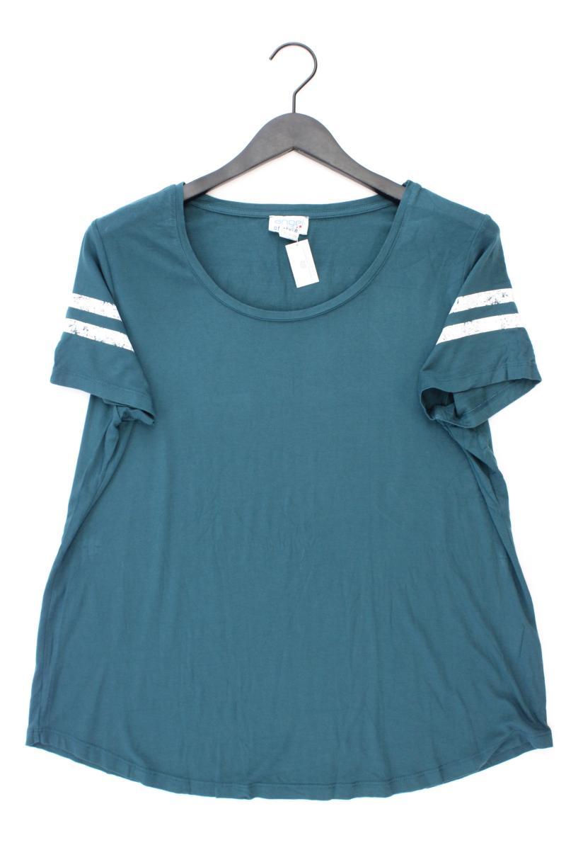 angel of style T-Shirt Gr. 46 Kurzarm blau aus Viskose