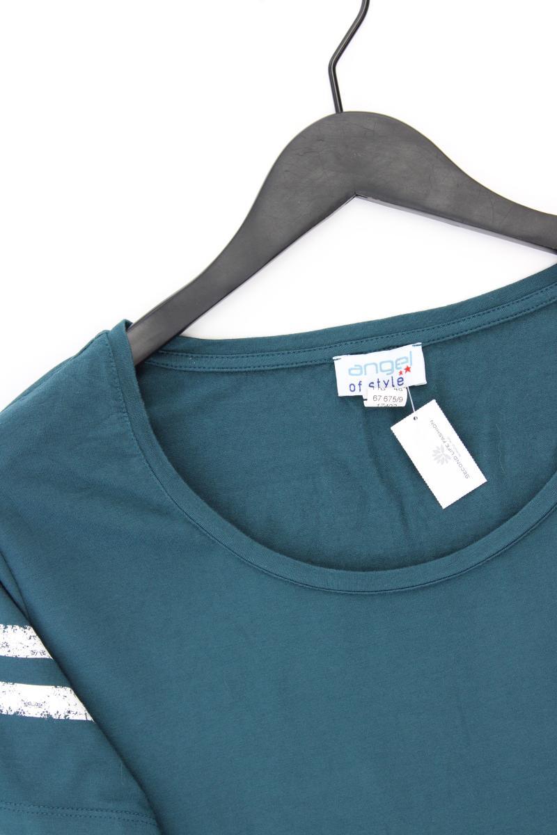 angel of style T-Shirt Gr. 46 Kurzarm blau aus Viskose