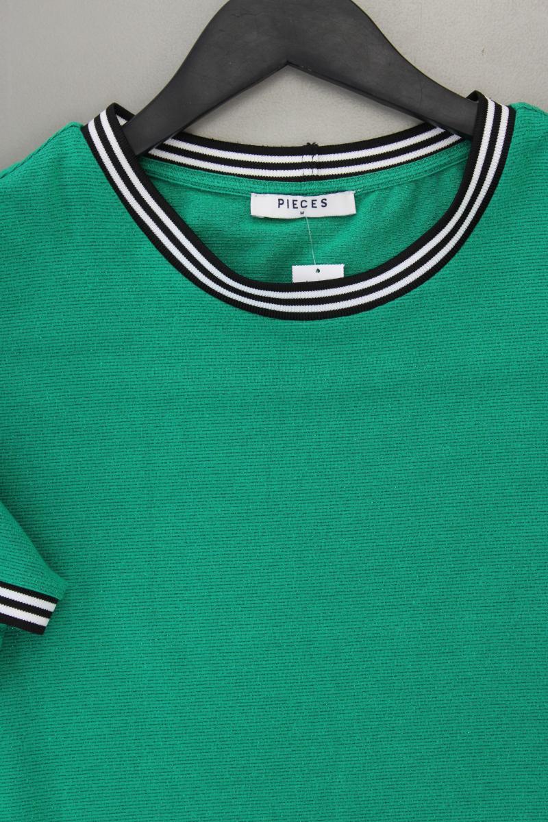 Pieces T-Shirt Gr. M Kurzarm grün aus Viskose