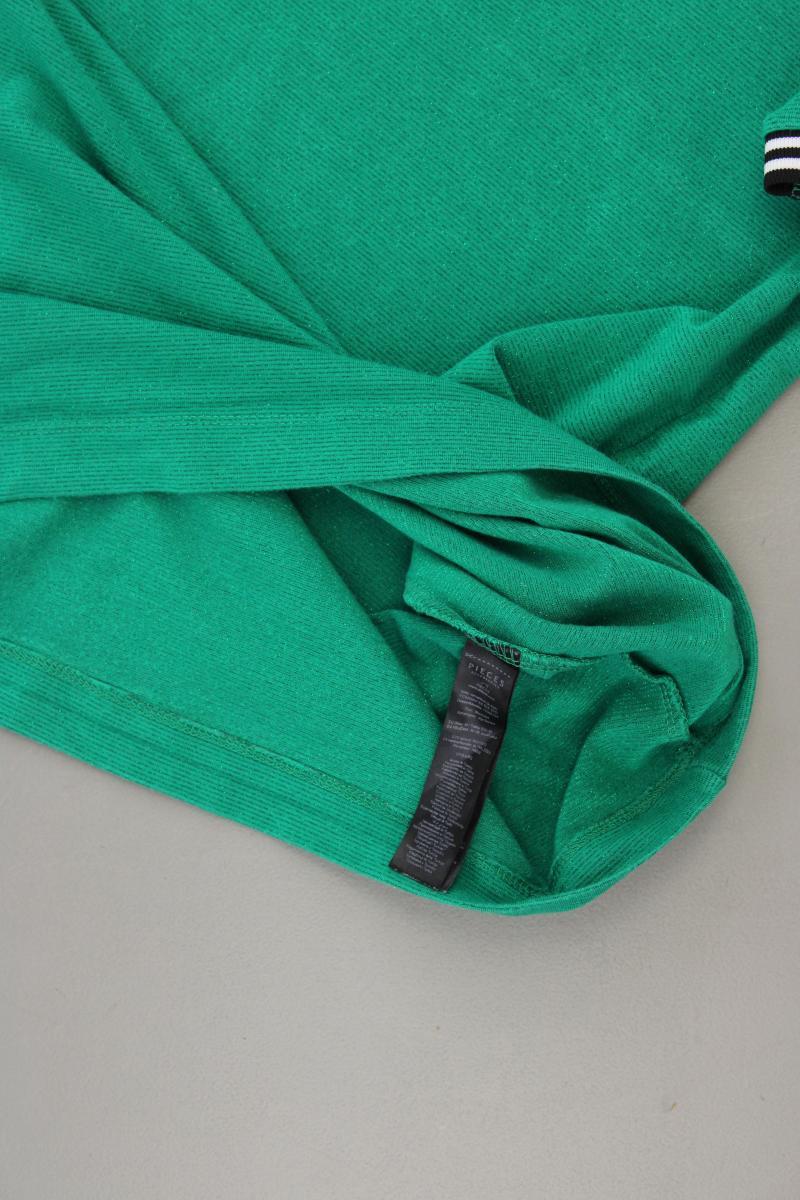 Pieces T-Shirt Gr. M Kurzarm grün aus Viskose