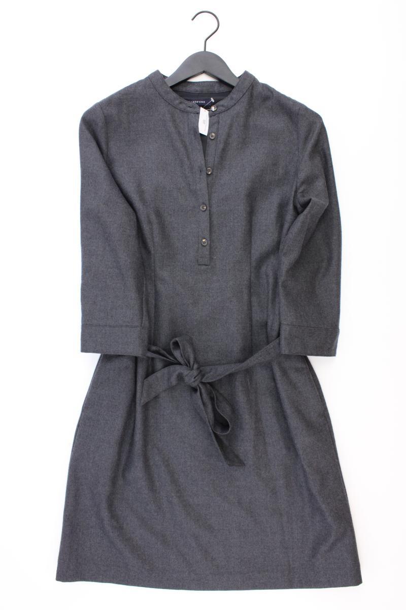 Lands' End Wollkleid Gr. 40 Langarm grau