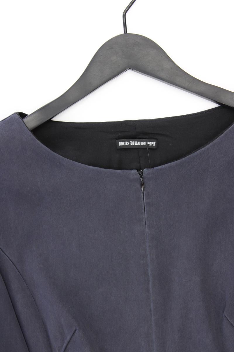 Drykorn Langarmkleid Gr. 36 grau aus Lyocell