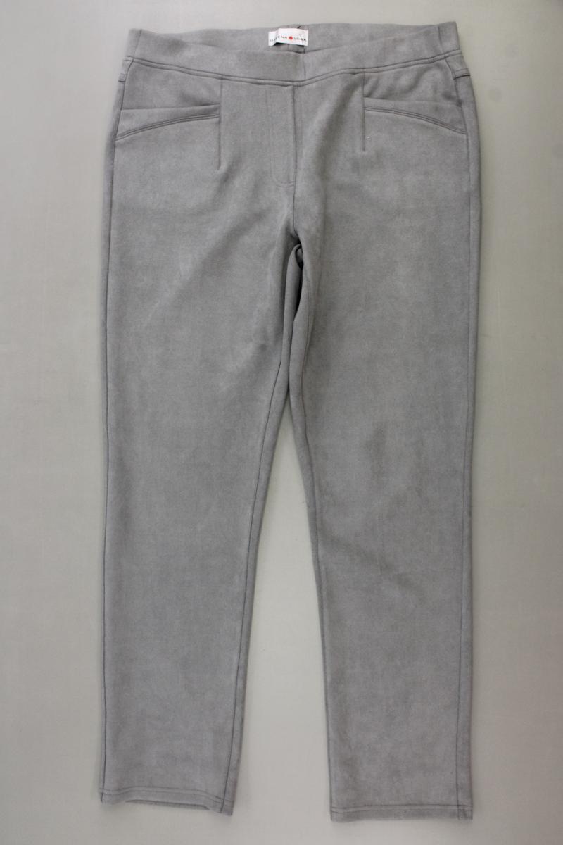 Helena Vera Stretchhose Gr. 44 neuwertig grau aus Polyester