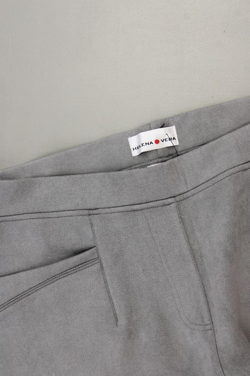 Helena Vera Stretchhose Gr. 44 neuwertig grau aus Polyester