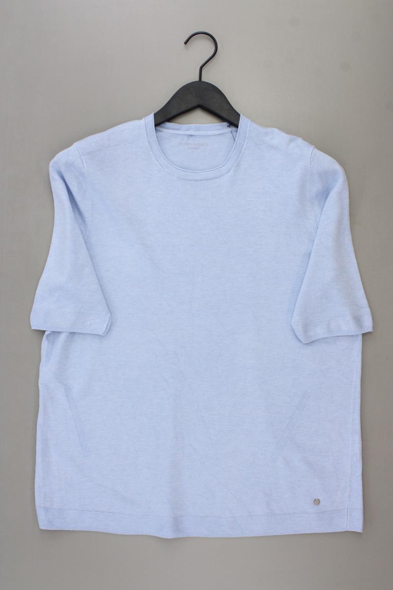 Gerry Weber Strickshirt Gr. 40 Kurzarm blau