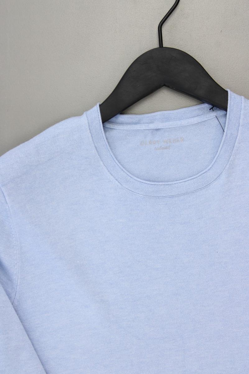 Gerry Weber Strickshirt Gr. 40 Kurzarm blau