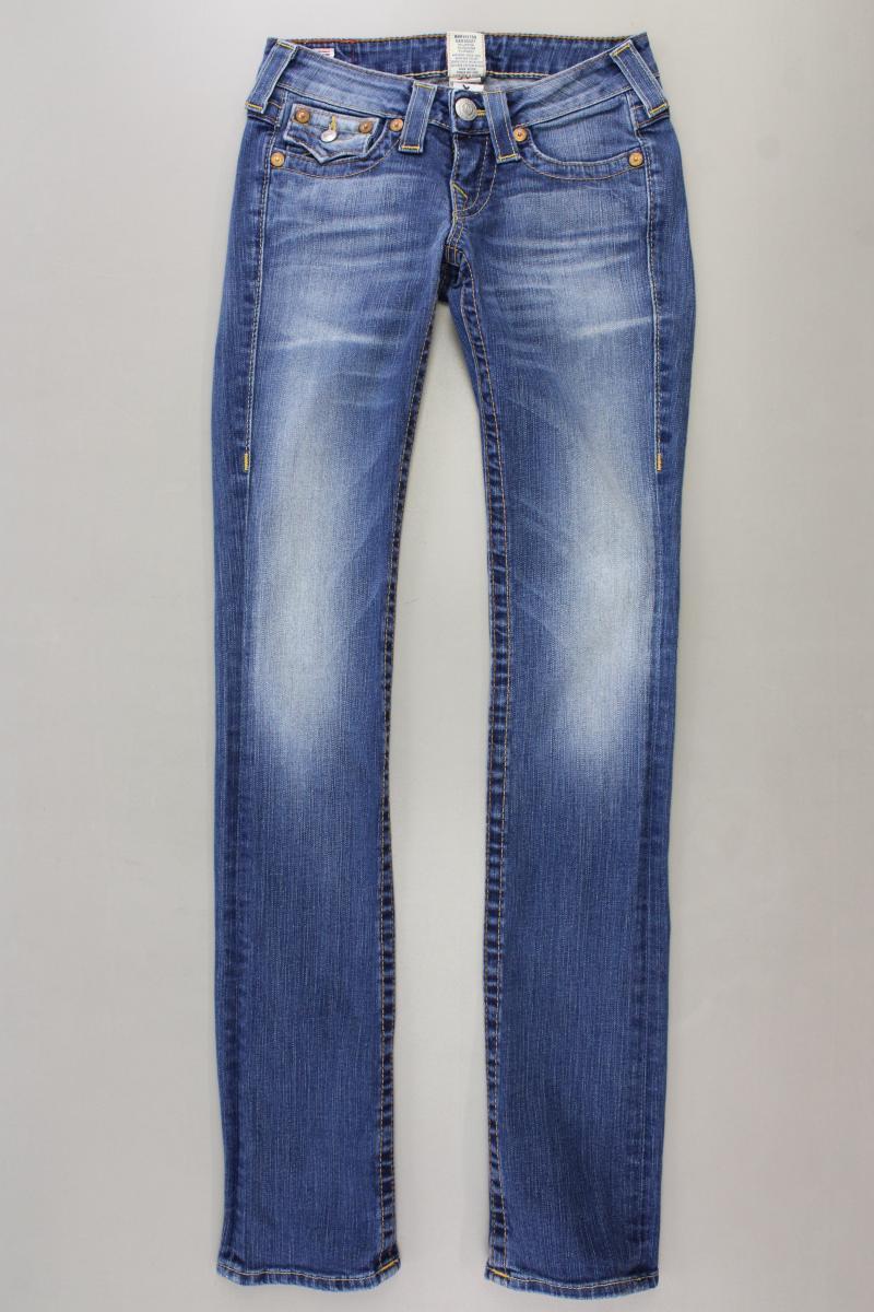 True Religion Skinny Jeans Gr. W24 blau