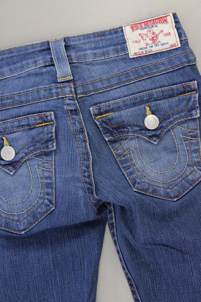 True Religion Skinny Jeans Gr. W24 blau