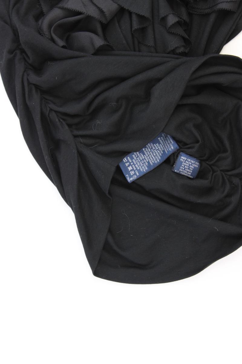 Ralph Lauren Shirt mit V-Ausschnitt Gr. S Kurzarm schwarz aus Baumwolle
