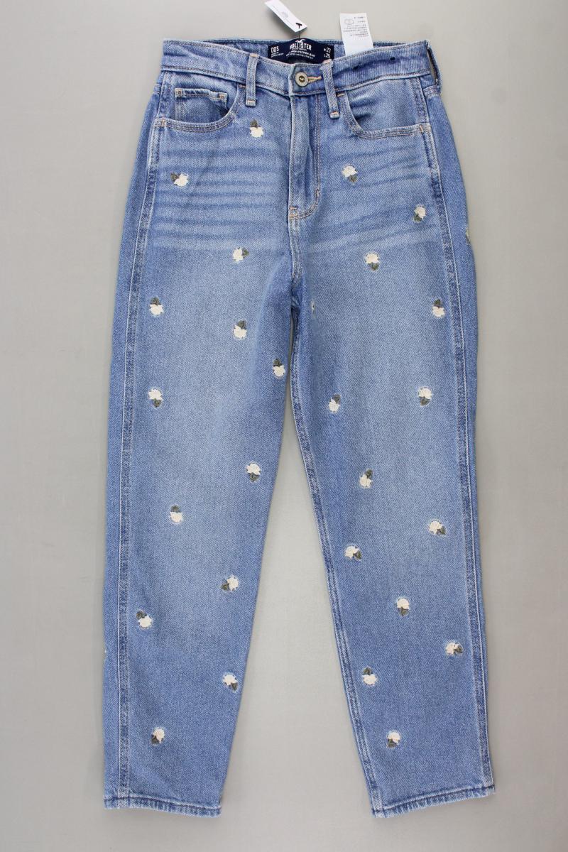 Hollister 7/8 Jeans Gr. W23/L25 blau aus Baumwolle