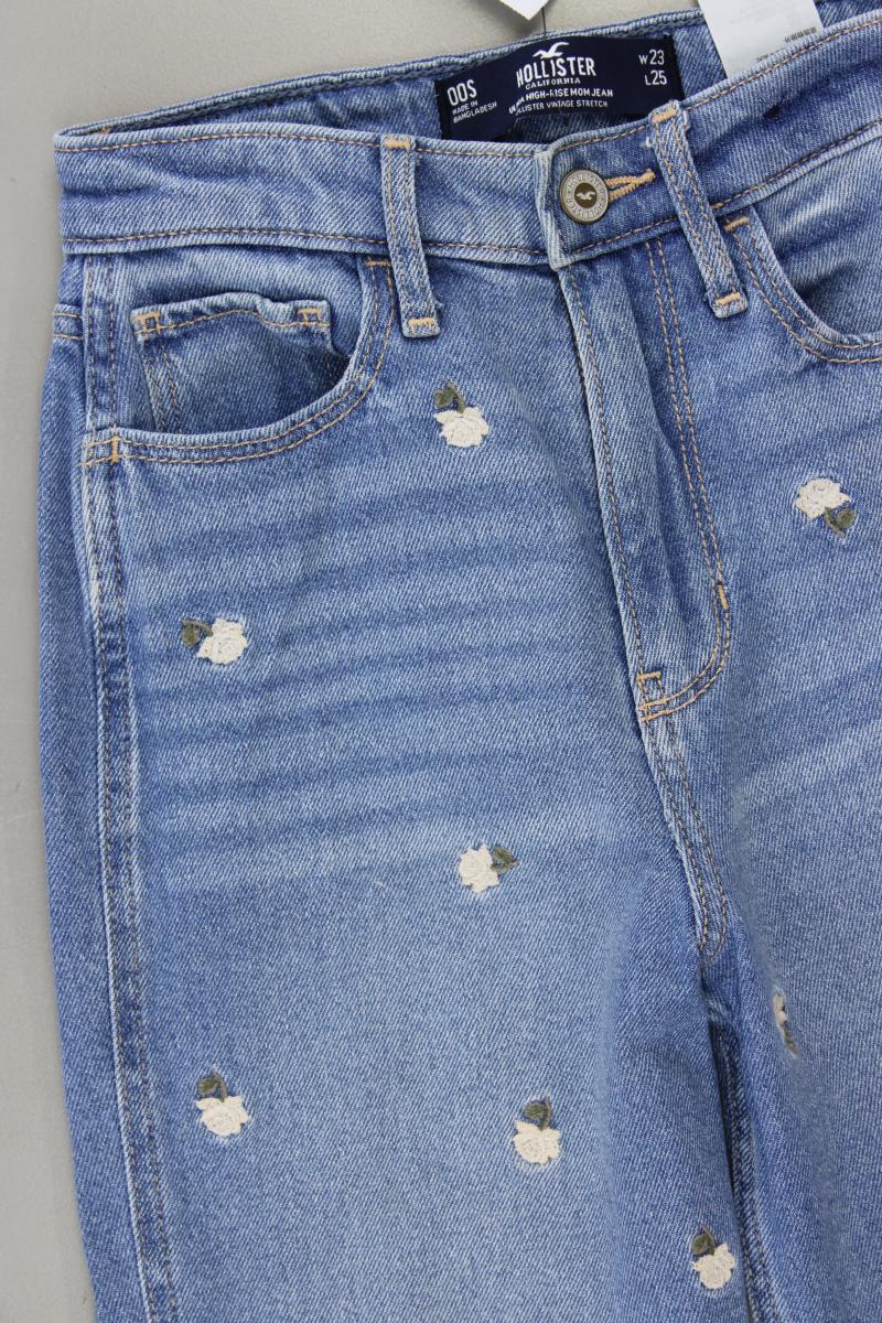 Hollister 7/8 Jeans Gr. W23/L25 blau aus Baumwolle