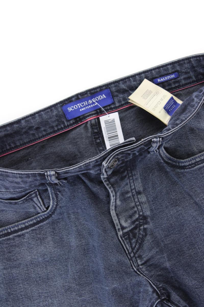 Scotch & Soda Skinny Jeans für Herren Gr. W32/L34 blau aus Baumwolle