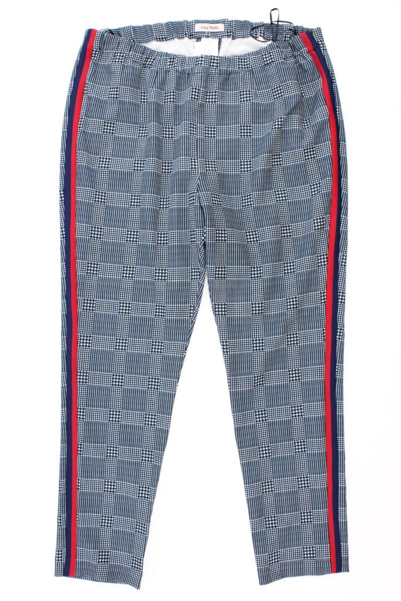 Alba Moda Stretchhose Gr. 46 hahnentritt neuwertig blau aus Polyester