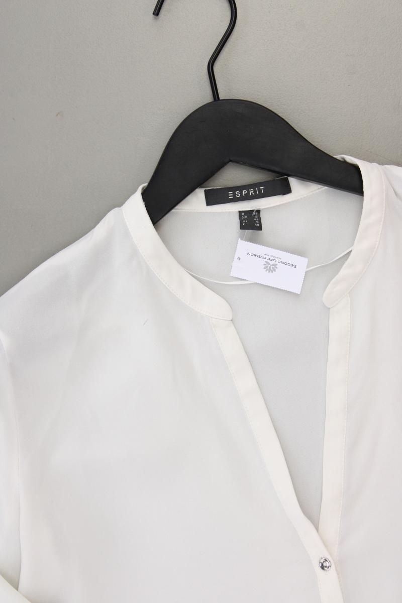 Esprit Langarmbluse Gr. 38 weiß aus Polyester