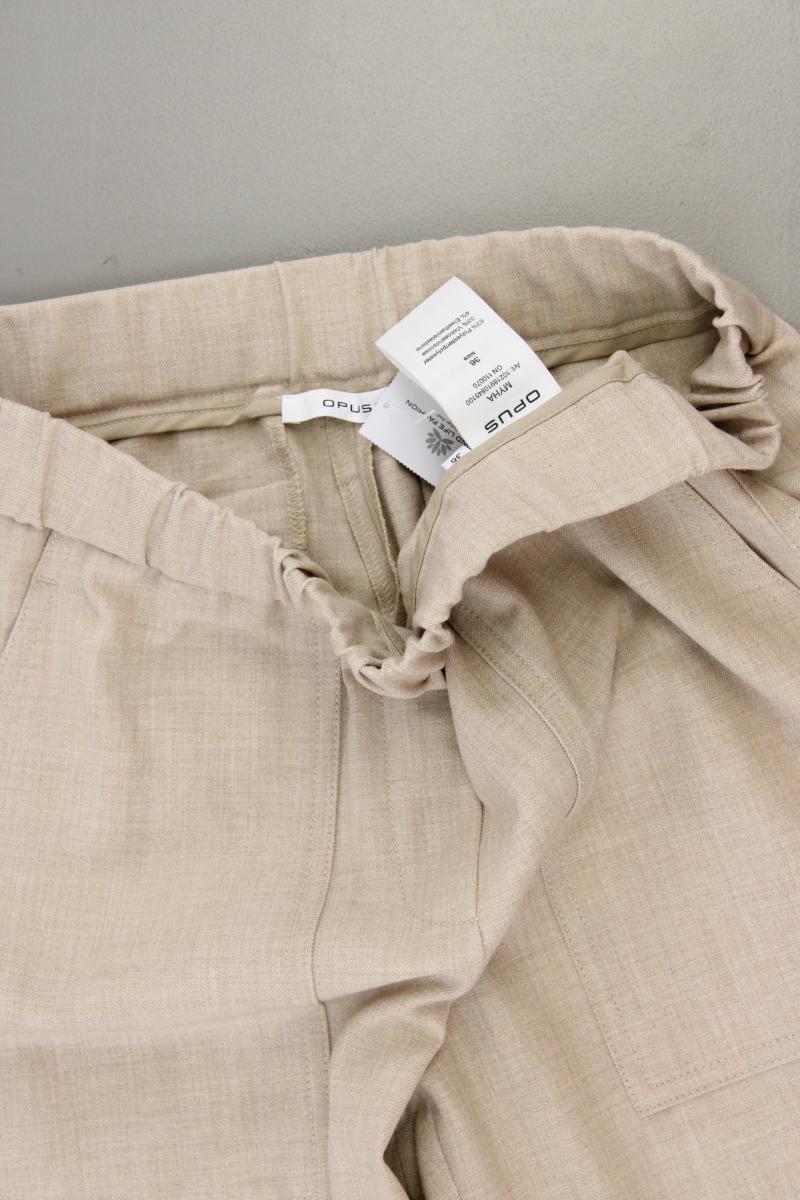 Opus Stoffhose Modell Myha Gr. 36 neuwertig creme aus Polyester