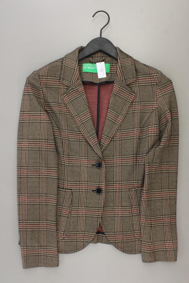 United Colors of Benetton Regular Blazer Gr. S hahnentritt neuwertig braun
