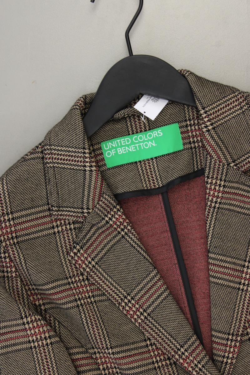 United Colors of Benetton Regular Blazer Gr. S hahnentritt neuwertig braun