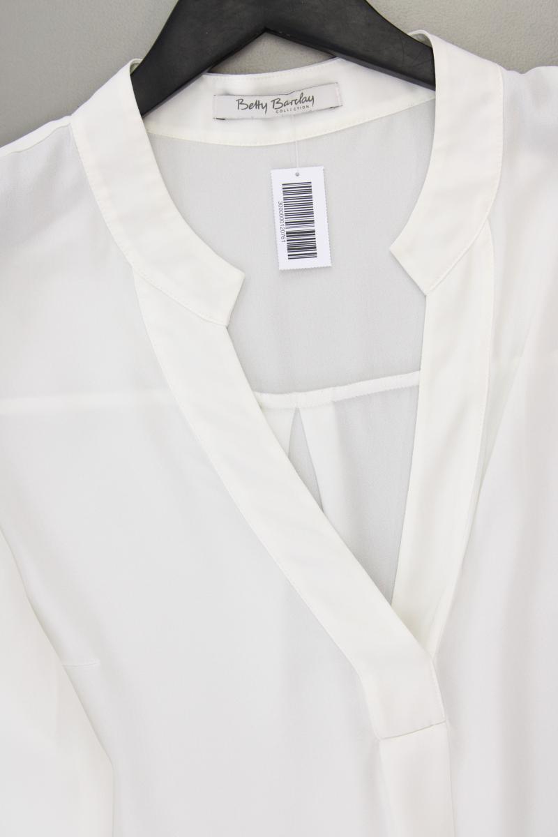 Betty Barclay Langarmbluse Gr. 38 weiß aus Polyester