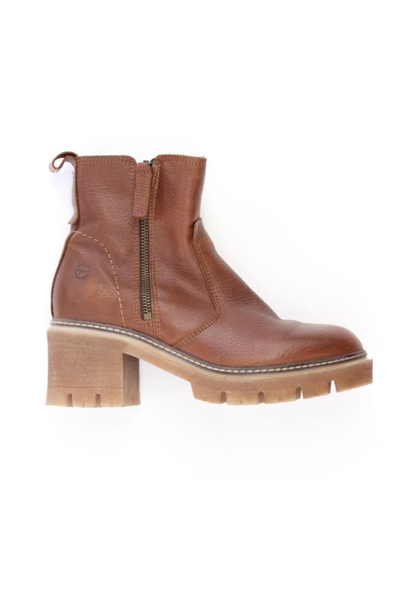 Tamaris Stiefeletten Gr. 36 neuwertig braun aus Leder