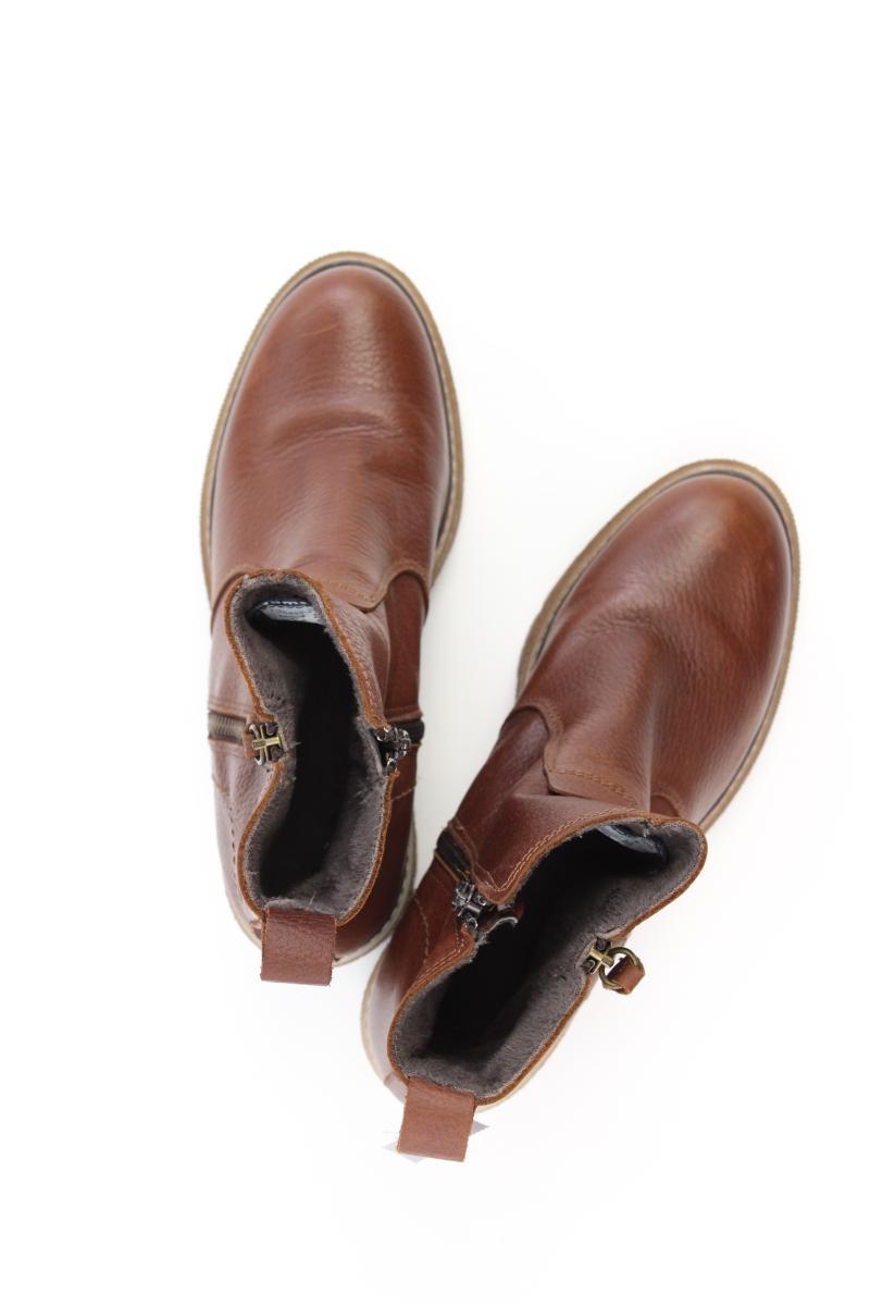 Tamaris Stiefeletten Gr. 36 neuwertig braun aus Leder