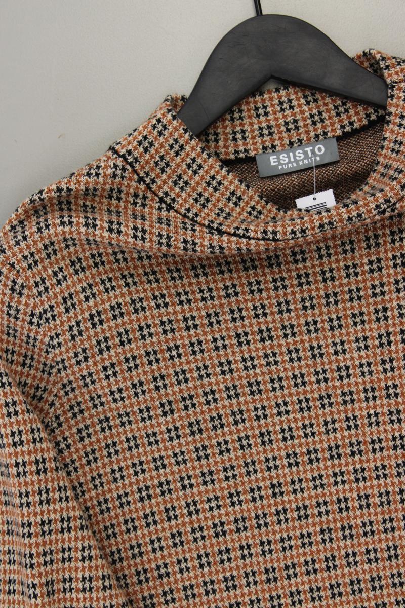 Esisto Wollkleid Gr. XL hahnentritt Langarm braun