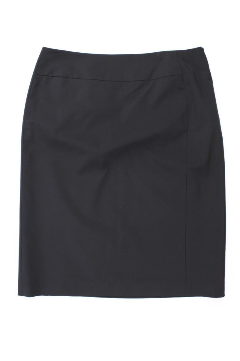 Oui Bleistiftrock Gr. 42 neuwertig schwarz aus Polyester