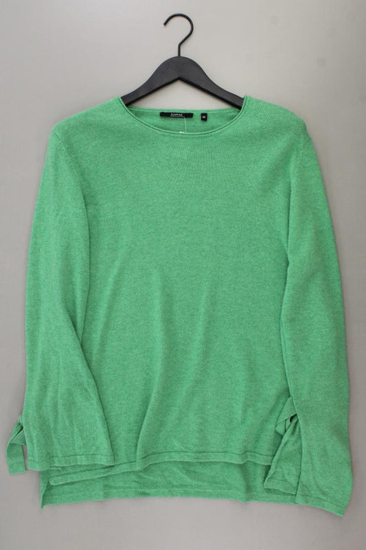 CLARINA Cashmerepullover Gr. 44 grün aus Kaschmir