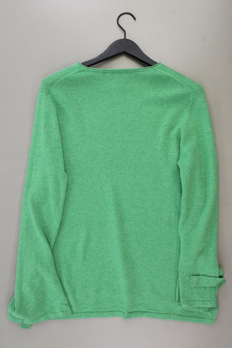 CLARINA Cashmerepullover Gr. 44 grün aus Kaschmir