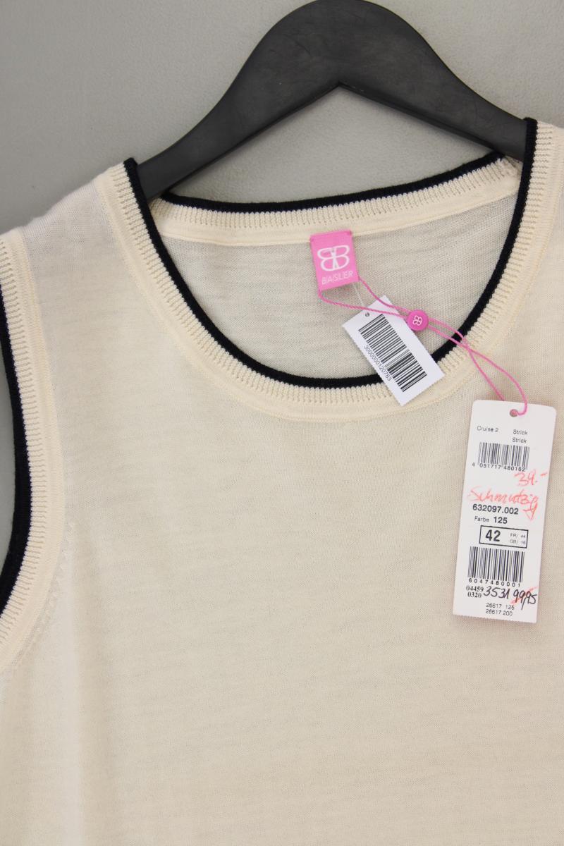 Basler Top aus Wolle Gr. 42 neu mit Etikett Neupreis: 39,0€! creme