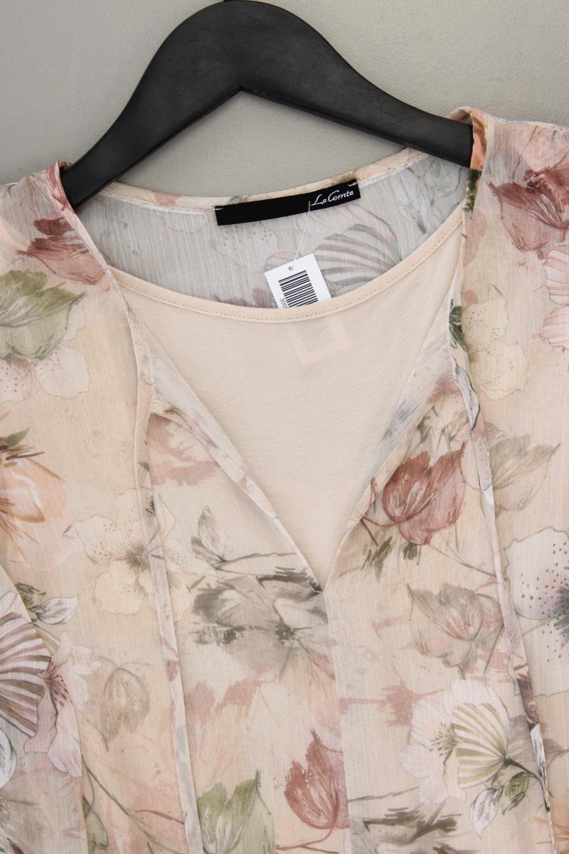 Le Comte Chiffonkleid Gr. 38 mit Blumenmuster neuwertig Langarm rosa