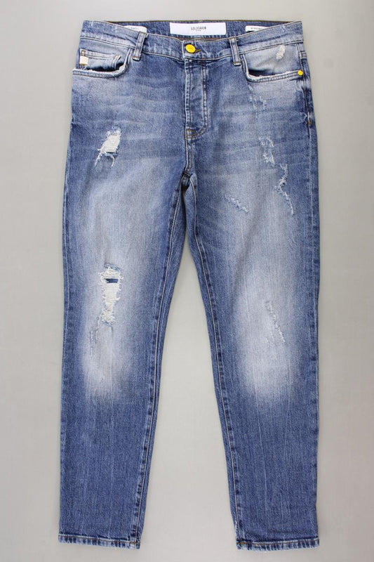 GOLDGARN Baggy Jeans Gr. W29 blau aus Baumwolle