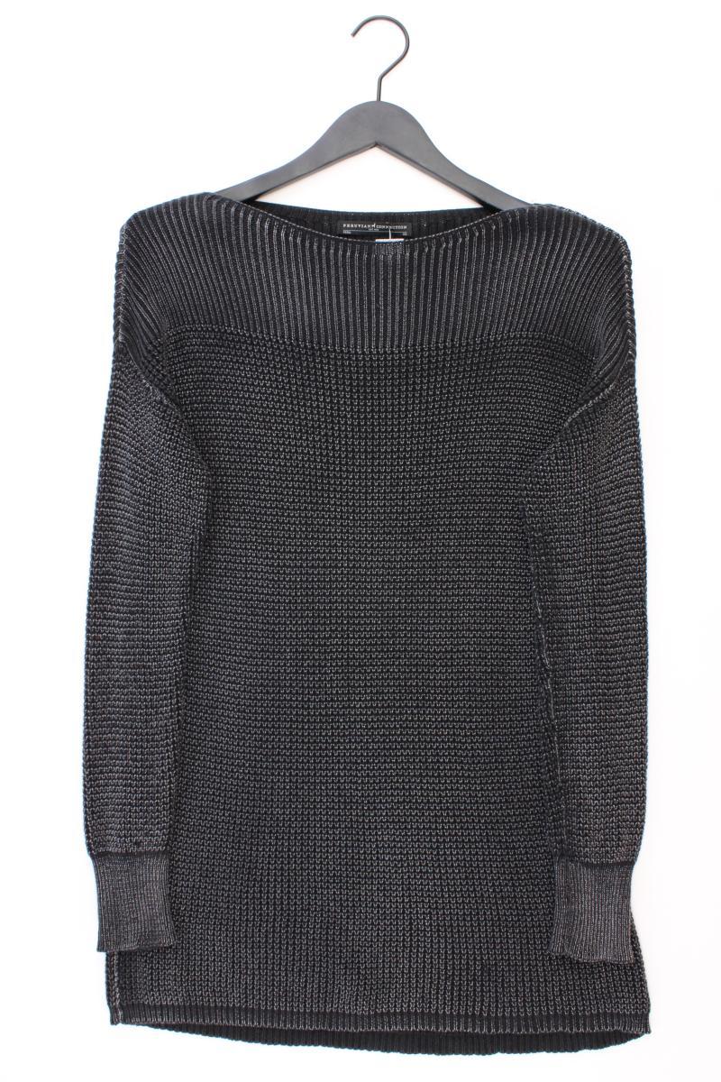 Peruvian Connection Grobstrickpullover Gr. XS grau aus Baumwolle