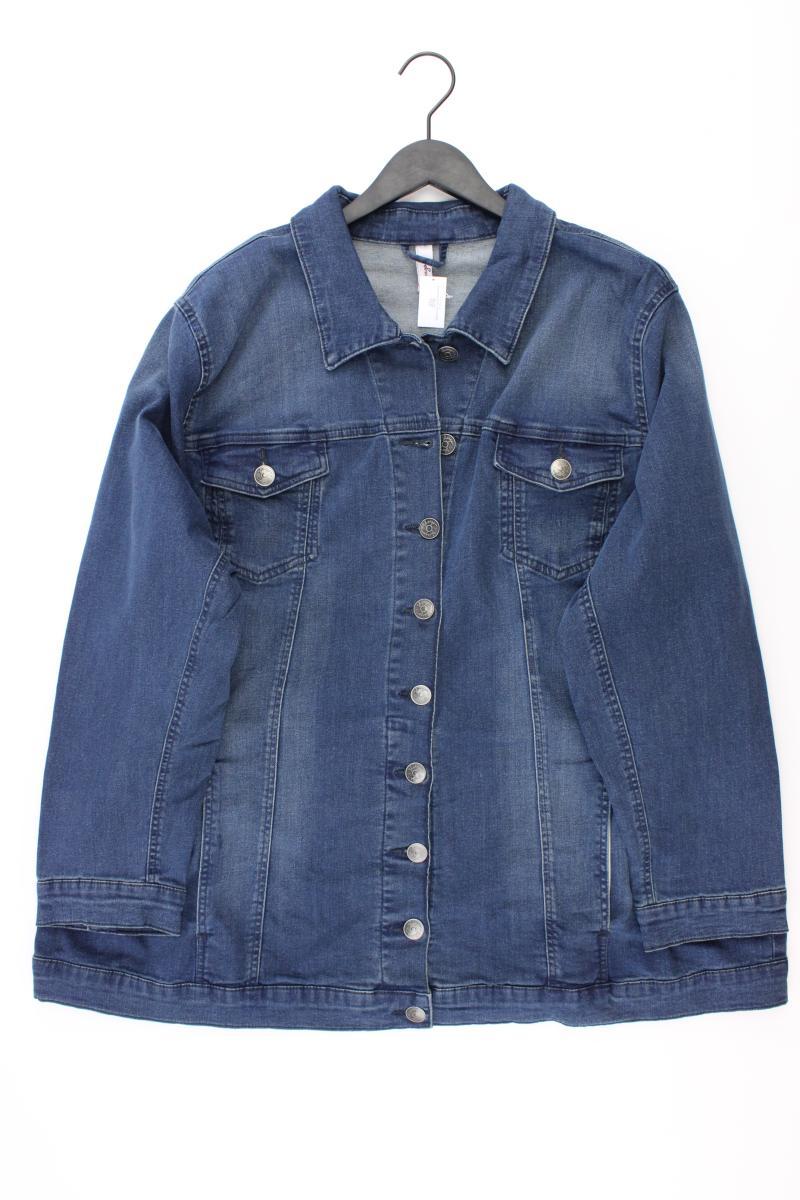 sheego Jeansjacke Gr. 56 neuwertig blau aus Baumwolle