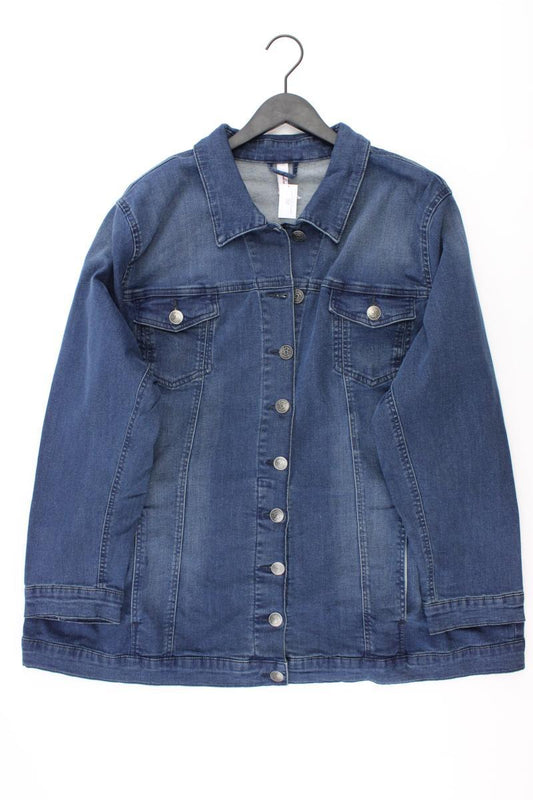 sheego Jeansjacke Gr. 56 neuwertig blau aus Baumwolle