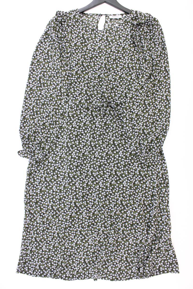 MSCH Copenhagen Langarmkleid Gr. S mit Blumenmuster mehrfarbig aus Polyester