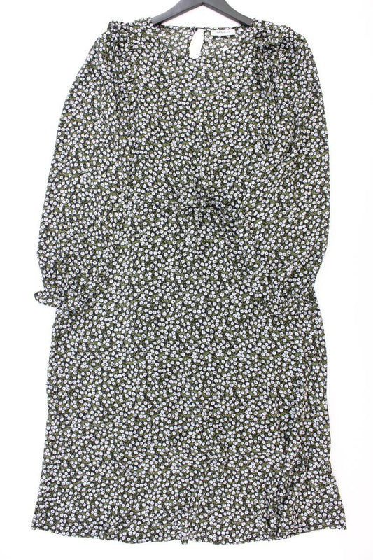 MSCH Copenhagen Langarmkleid Gr. S mit Blumenmuster mehrfarbig aus Polyester