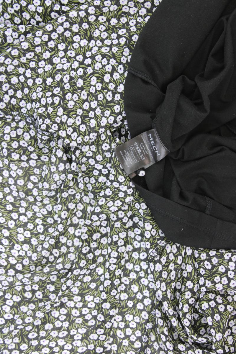 MSCH Copenhagen Langarmkleid Gr. S mit Blumenmuster mehrfarbig aus Polyester