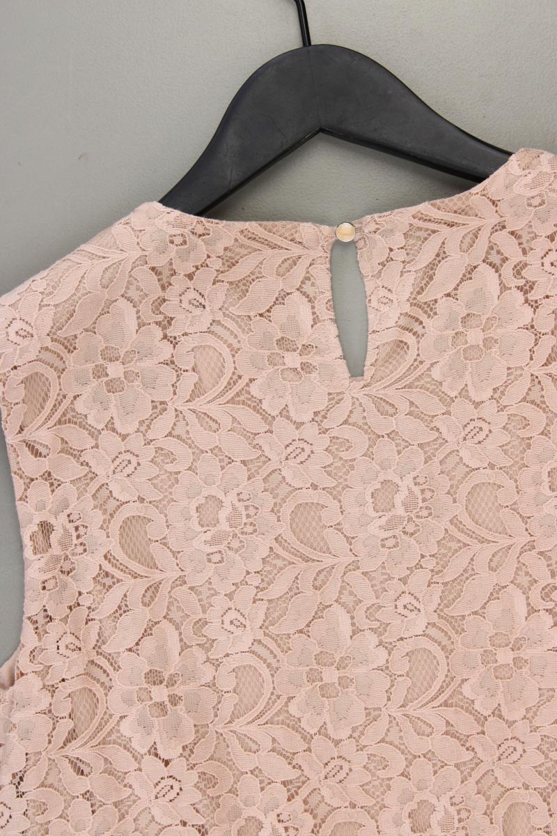 Betty Barclay Spitzenbluse Gr. 36 Ärmellos rosa aus Baumwolle