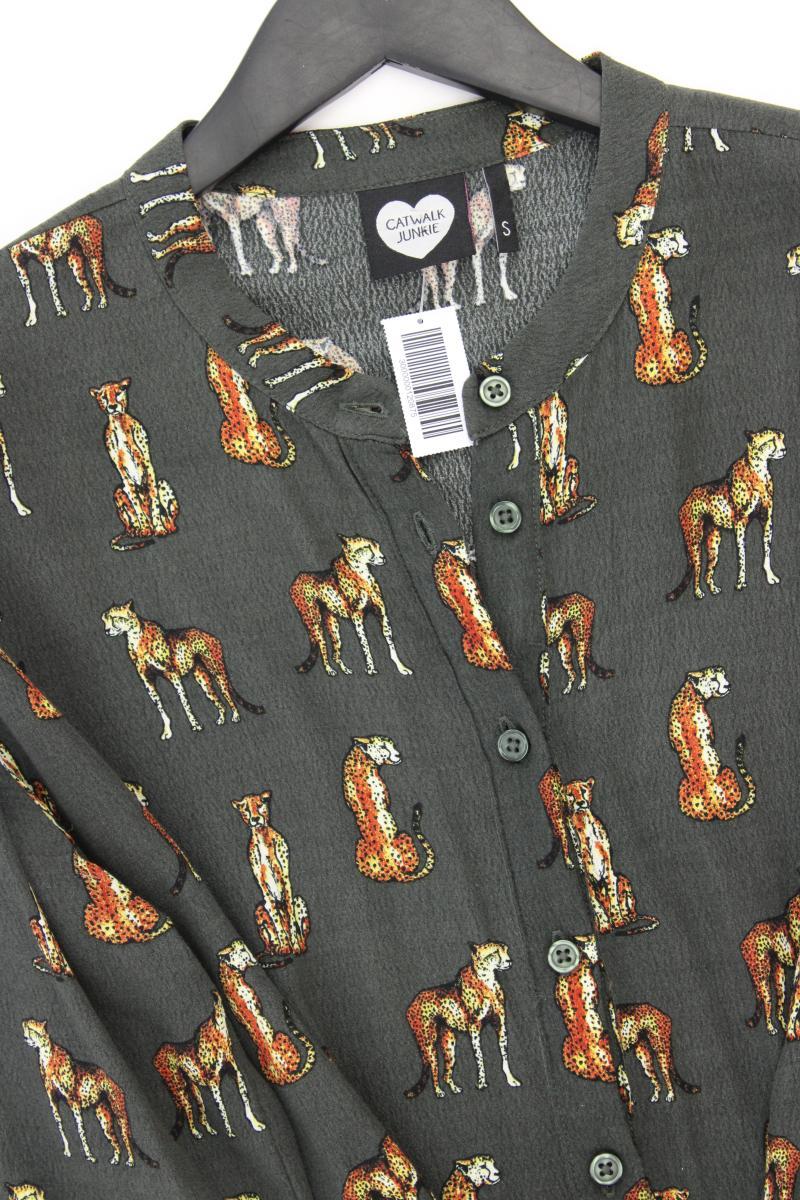 Catwalk Junkie Kleid mit Leopardenprint Gr. S mit Tierdruck neuwertig Langarm