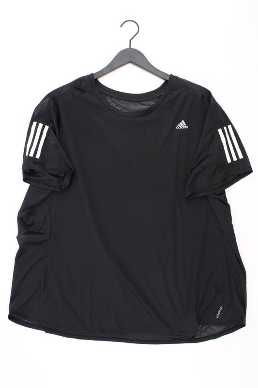 Adidas Sportshirt Gr. 4XL Gr. XXXL neuwertig Kurzarm schwarz aus Polyester
