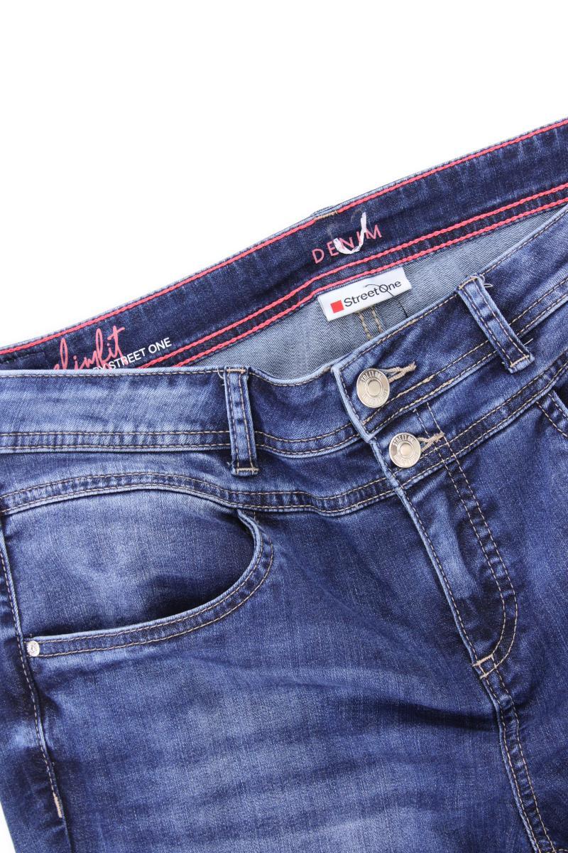Street One Regular Jeans Gr. W33/L26 blau aus Baumwolle
