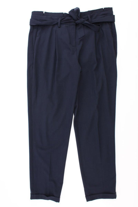 Opus Stoffhose Modell Enchi Gr. 42 mit Gürtel blau aus Viskose