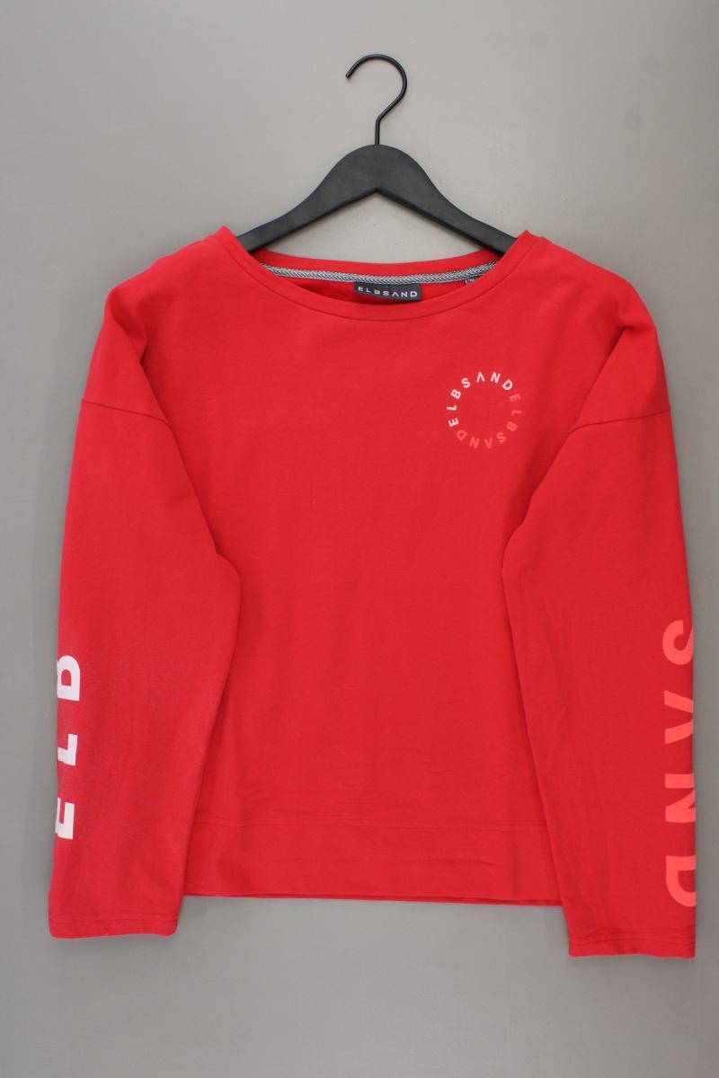 Elbsand Langarmpullover Gr. XL rot aus Baumwolle