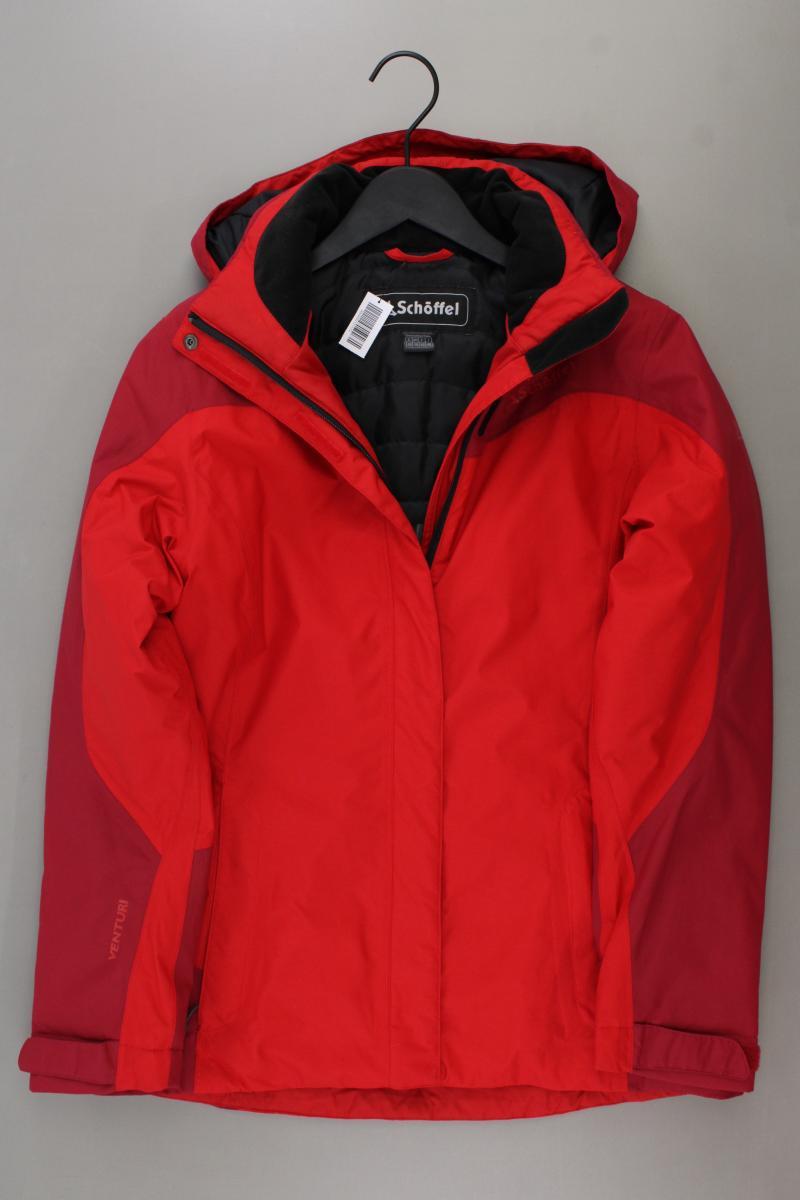 Schöffel Kapuzenjacke Gr. 42 rot aus Polyamid