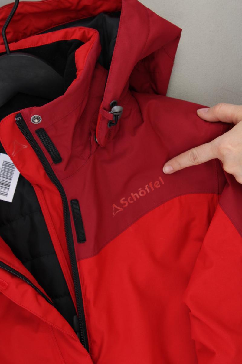 Schöffel Kapuzenjacke Gr. 42 rot aus Polyamid