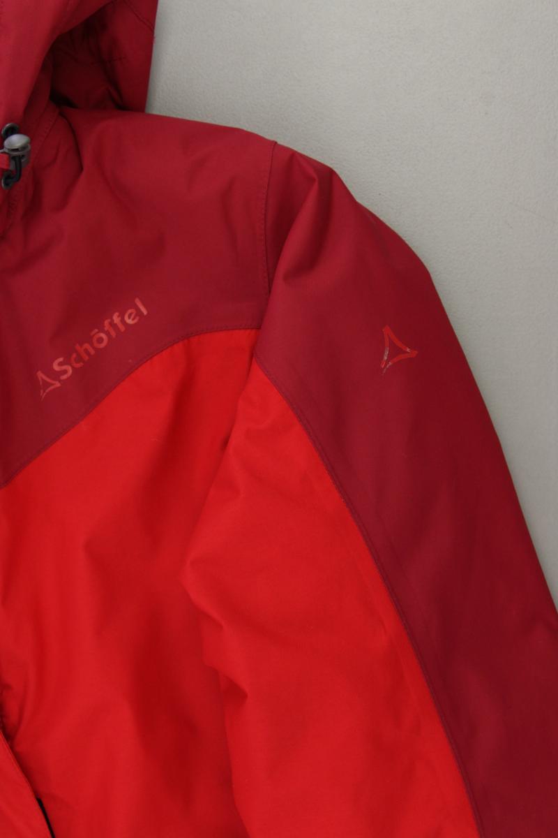 Schöffel Kapuzenjacke Gr. 42 rot aus Polyamid