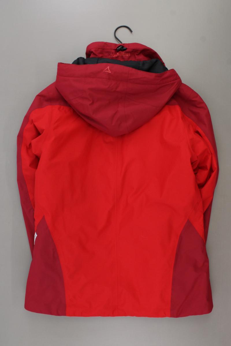 Schöffel Kapuzenjacke Gr. 42 rot aus Polyamid