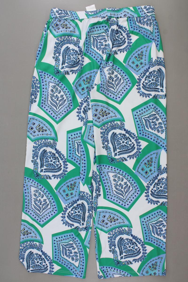 Heine Stretchhose Gr. 44 geometrisches Muster neuwertig mehrfarbig aus Polyester
