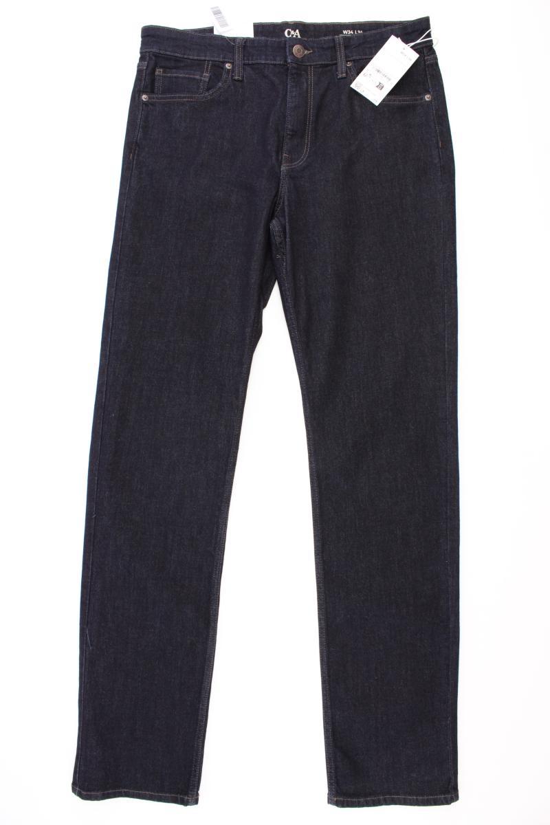 C&A Jeans für Herren Gr. W34/L34 neu mit Etikett blau aus Baumwolle